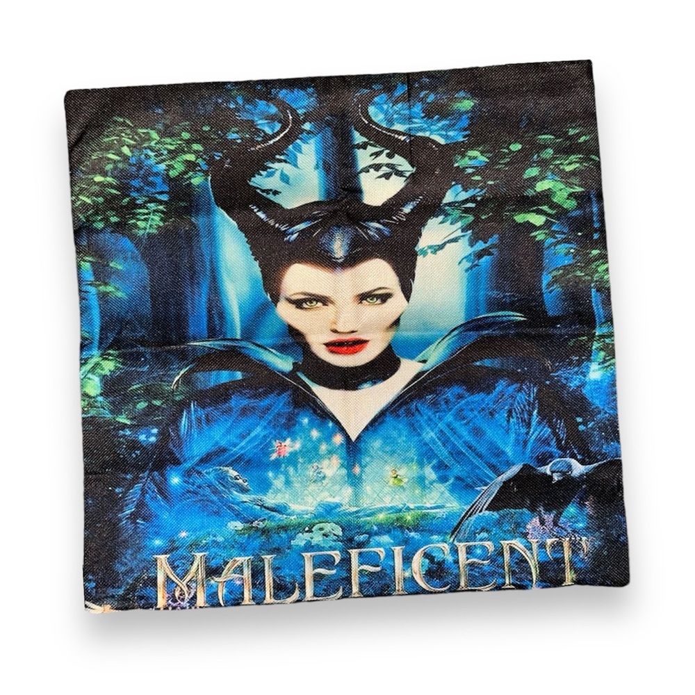 Disney Maleficent Throw Pillow Cover - 18” -New-